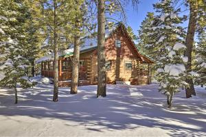 Rustic Duck Creek Village Cabin with Fire Pit! v zimě