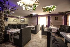 Posezení v ubytování Dovbushanka Hotel