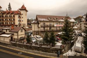 Dovbushanka Hotel v zimě