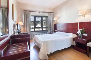 Cama o camas de una habitación en Crisol Riosol