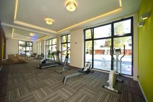 Posilňovňa alebo fitness centrum v ubytovaní LUX Apartament Polanki - Kołobrzeg
