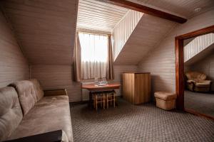 Posezení v ubytování Dovbushanka Hotel