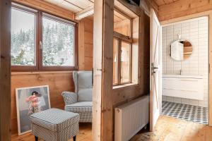 Posezení v ubytování APARTAMENTY DVOOR1924