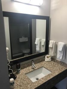 Koupelna v ubytování Ten Pin Inn & Suites