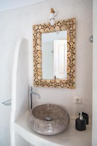 A bathroom at Natural Stone Villas