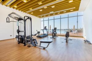 Fitness centrum a/nebo fitness zařízení v ubytování Live in the middle of Lagoons and Sea