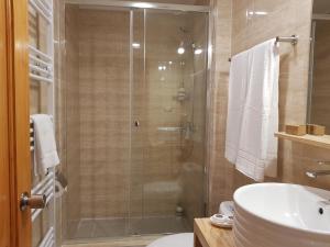 Bathroom sa Hotel Casa Verde