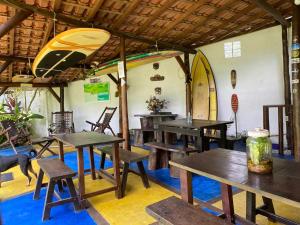 Restaurace v ubytování Araribé Pousada