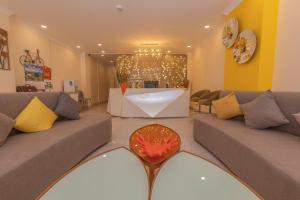 Posezení v ubytování Vy Anh Đà Lạt Hotel