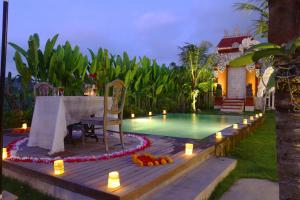 Bazén v ubytování Nauna Villa Ubud nebo v jeho okolí