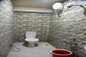 Koupelna v ubytování Hotel Parag