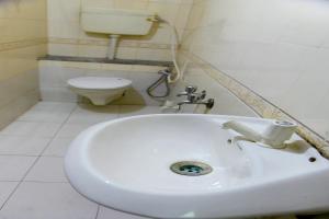 Koupelna v ubytování Hotel Parag