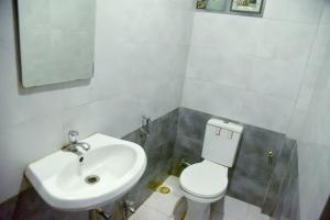 Koupelna v ubytování Hotel Parag
