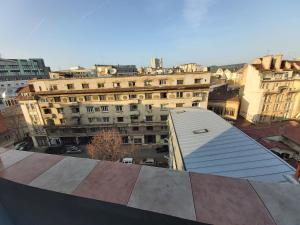a view from the roof of a building at Warm Place In Old Town in Bucharest