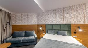 Posteľ alebo postele v izbe v ubytovaní Seaside Apartaments Deluxe 627