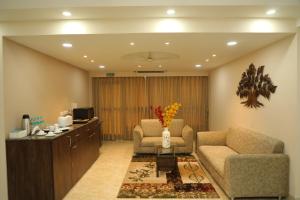 Posezení v ubytování Hotel Bandhan Residency