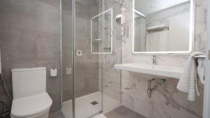 Koupelna v ubytování Hotel Ciudadela Pamplona