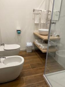 Koupelna v ubytování Hotel Europa