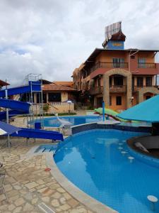 Bazén v ubytování Hotel Pousada Viking nebo v jeho okolí