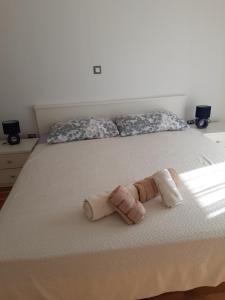 Postel nebo postele na pokoji v ubytování Apartmani Frano