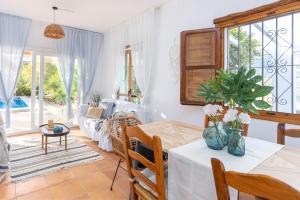 Χώρος καθιστικού στο Finca Águilar