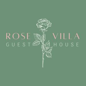 奧本的住宿－Rose Villa，玫瑰别墅的标志