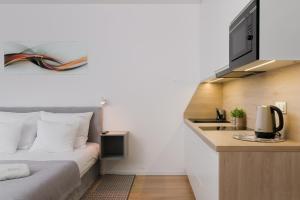 Η κουζίνα ή μικρή κουζίνα στο Apartament "Sevach" Kołobrzeg