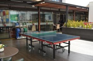 Stolní tenis v ubytování Hotel San Martin Popayan nebo okolí