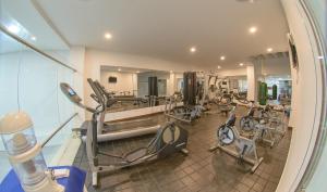 Fitness centrum a/nebo fitness zařízení v ubytování Hotel San Martin Popayan