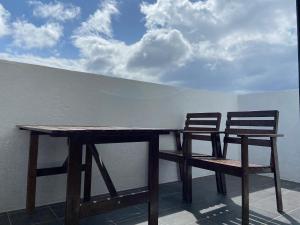Balcony o terrace sa 墾丁好消息民宿Good News