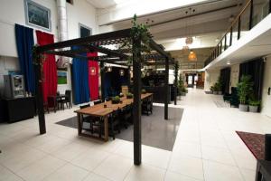 Restaurace v ubytování Vandrarhem Kvarntorget + 11 fotografií