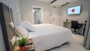 TV a/nebo společenská místnost v ubytování Hotel Ciudadela Pamplona