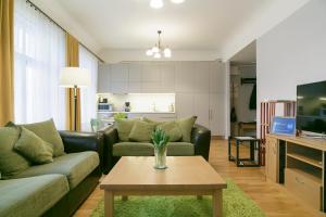 Гостиная зона в Saaresalu City Center Apartment