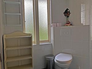 een badkamer met een toilet en een raam bij Villa Prinsenhof # Zestien in Bergen +48 foto's