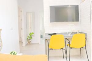Telewizja i/lub zestaw kina domowego w obiekcie Chalet Puente Tabla