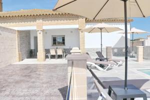 Balkon lub taras w obiekcie Chalet Puente Tabla