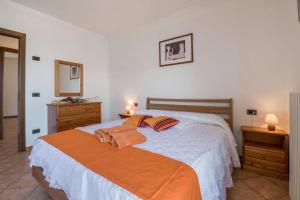 A bed or beds in a room at casa chiara