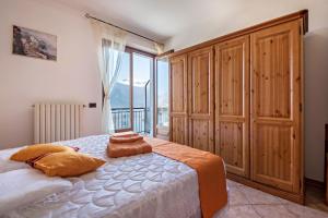 A bed or beds in a room at casa chiara