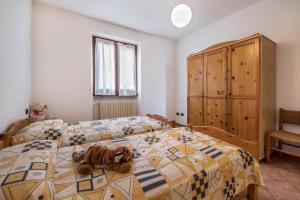 A bed or beds in a room at casa chiara