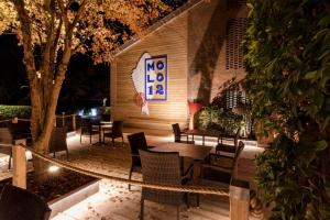 Χώρος καθιστικού στο Hotel Ai Gelsi