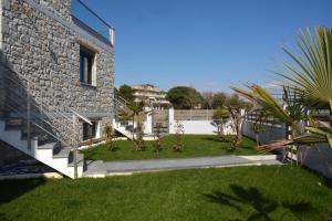 Zahrada ubytování PEGASUS sea view Luxury apartments