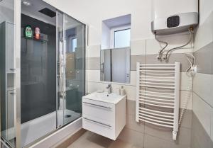 Kúpeľňa v ubytovaní Apartmán BB centrum