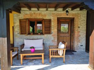 Patio alebo iná vonkajšia časť ubytovania Finca Josefina