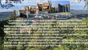 un volantino per un nuovo progetto di appartamento in montagna di Apartament 2706 Alpin Resort, etaj 7, Poiana Brașov a Poiana Brasov