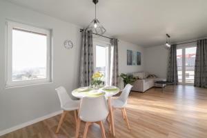 Posezení v ubytování Apartament Skandynawski z balkonem - Dream Apart