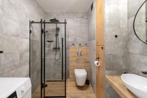 Koupelna v ubytování Apartament Skandynawski z balkonem - Dream Apart