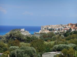 a view of the city of dubrovnik and the ocean at Villa Annina B&B in Tropea +28 photos