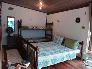 Postel nebo postele na pokoji v ubytování Bed&Potato Studio Ilha Grande - Casa inteira para até 4 pessoas
