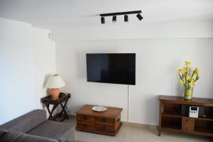 Et tv og/eller underholdning på Apartamento Terraza Mar