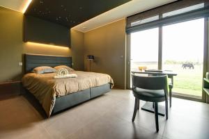 Postel nebo postele na pokoji v ubytování B&B Finis terrae